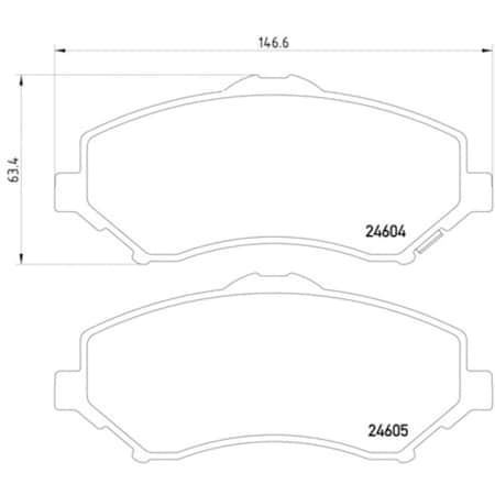 Pagid Brakes Disc Brake Pad, 355014321 355014321